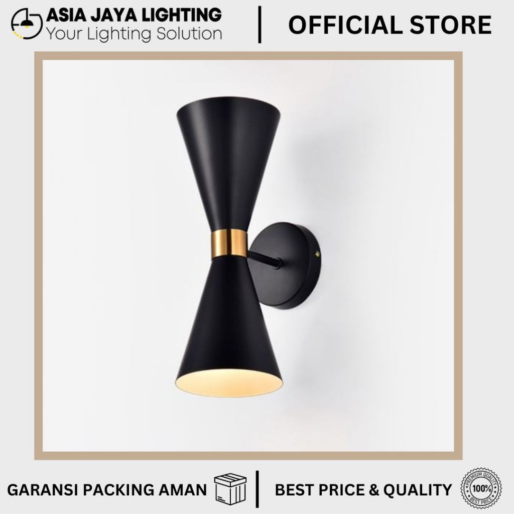 LAMPU DINDING INDOOR / NAKAS KAMAR / WALL MOULDING / NAKAS TIDUR MINIMALIS 2 ARAH 7757