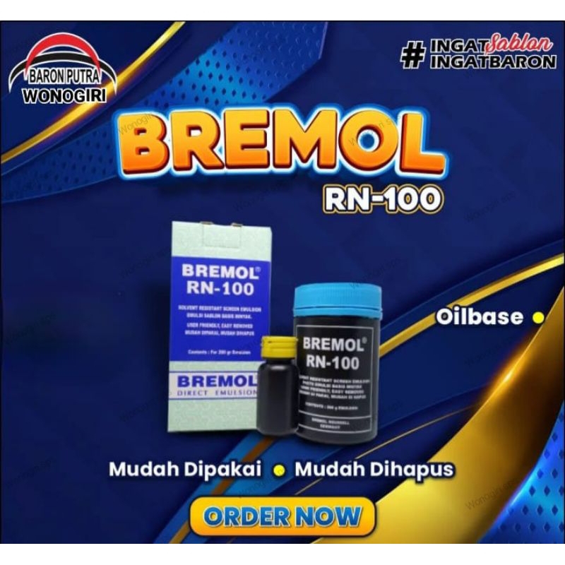OBAT AFDRUK MERK BREMOL 200 GRAM BASIS MINYAK