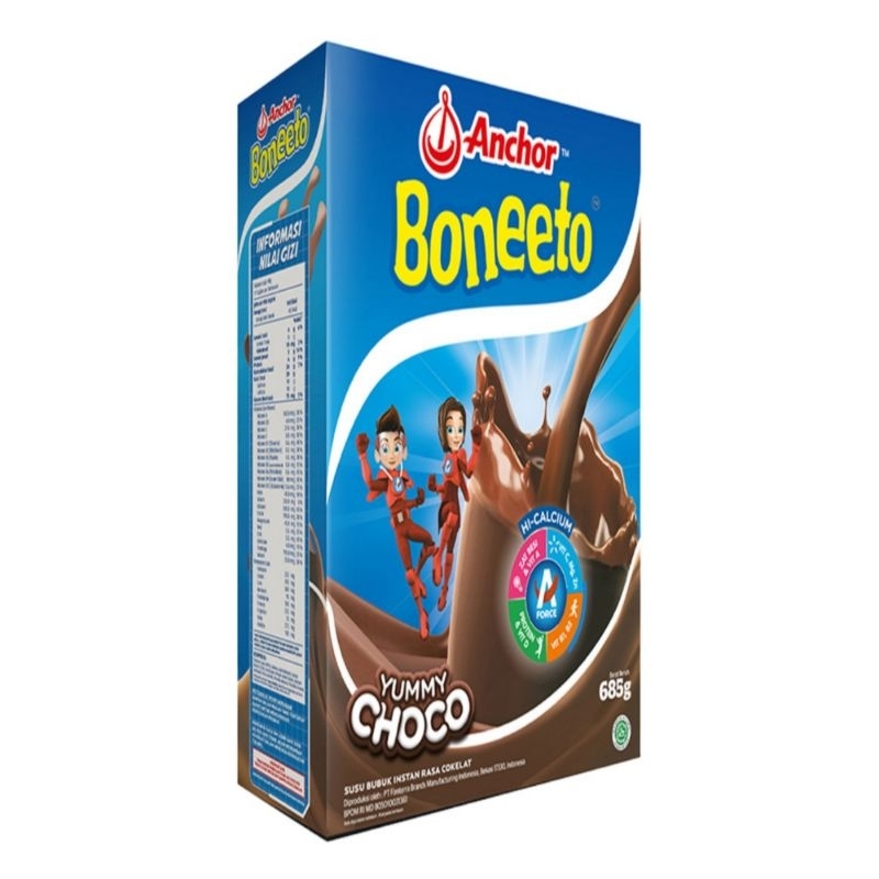 

BONEETO Susu Bubuk Anak Yummy Choco 685 G