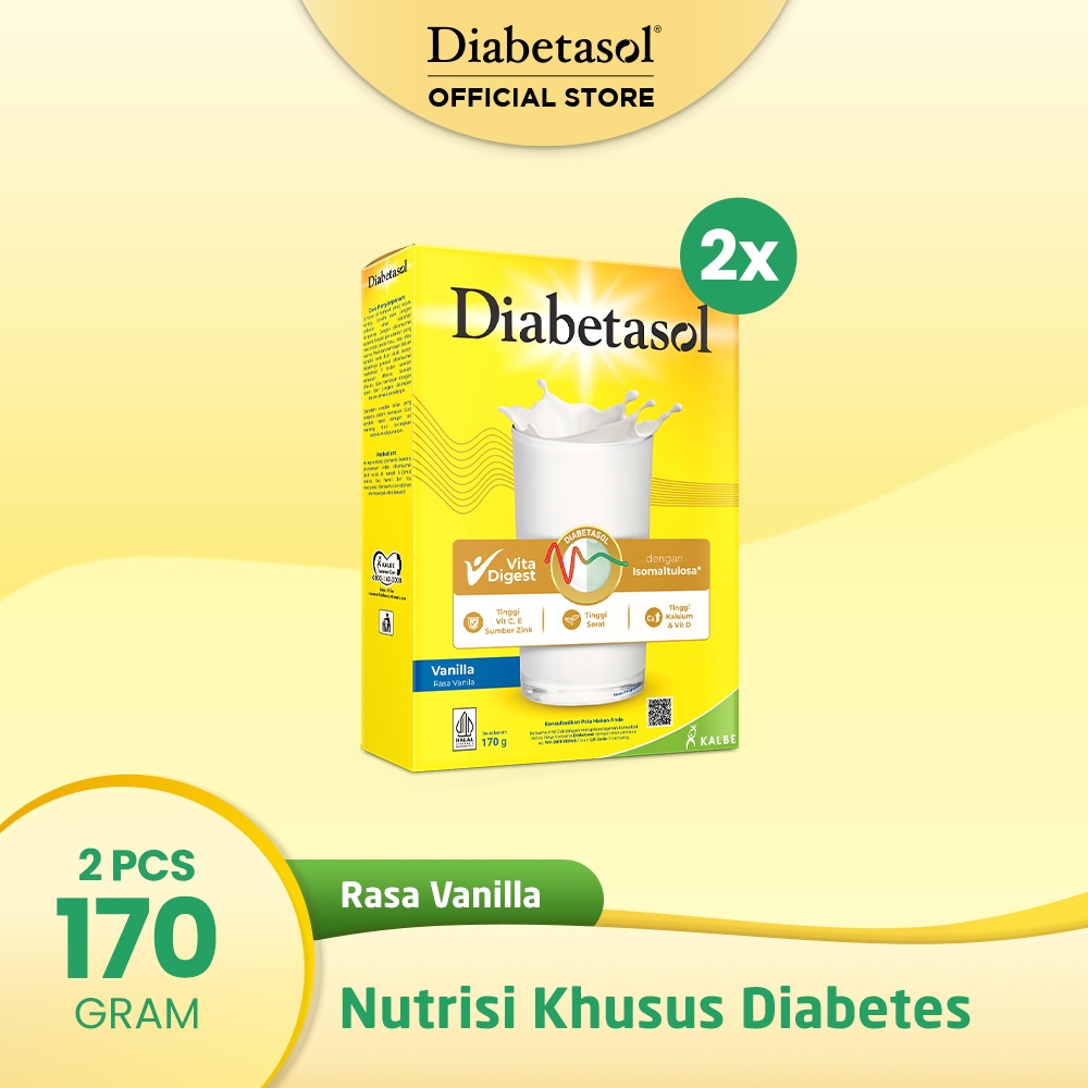 

Diabetasol Vanilla 170g - 2 Pcs