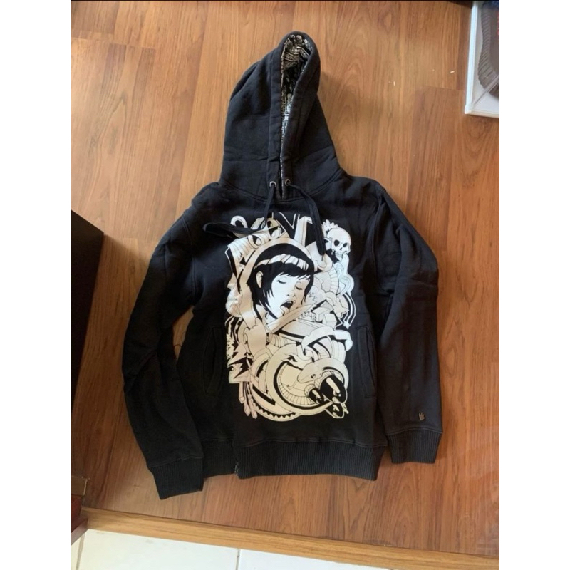 Hoodie AFENDS Australia Girl and Dagger size S Original