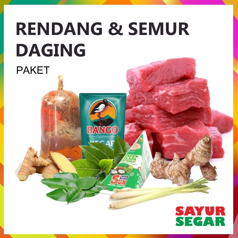 

INSTANPaket Lengkap Rendang / Semur Daging [1 Paket]