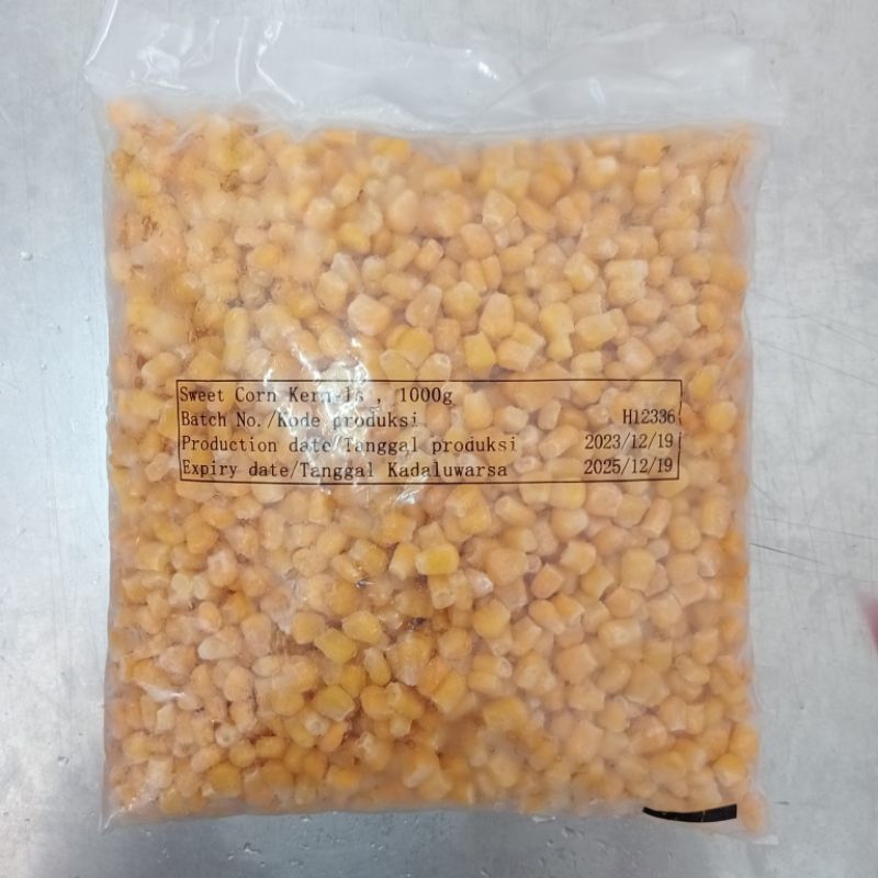 

jagung manis pipil beku swet corn kernel berat 1 Kg