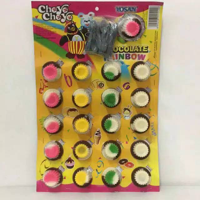 

CHOYO CHOYO CUP cokelat | jajanan anak jadul | CUP rainbow chocholate