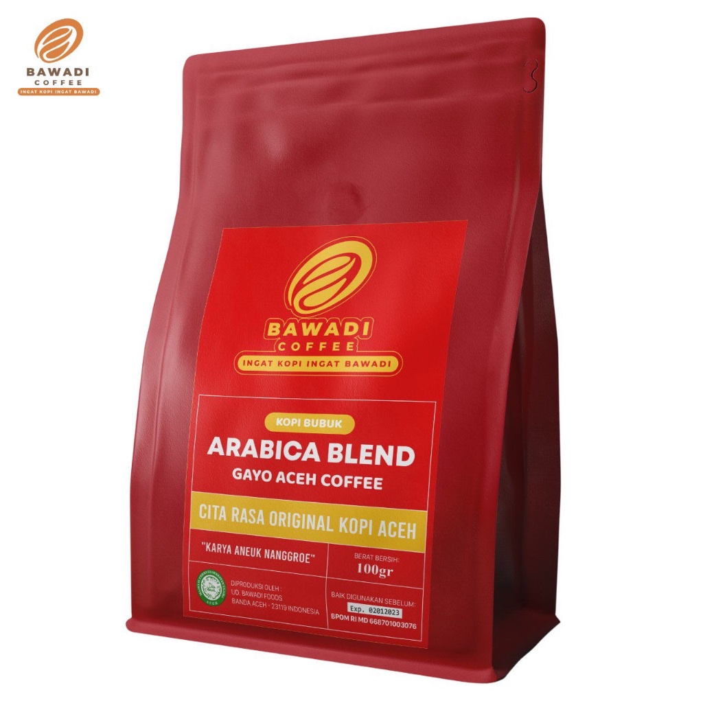 

Bawadi Kopi Arabica Blend 100g Kopi Aceh Gayo