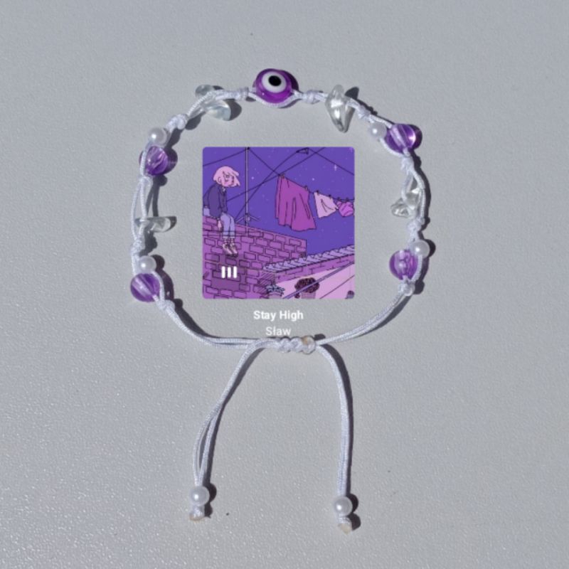 (D.ug) gelang tali serut / gelang tali batu giok / gelang tali aestetik/ gelang couple/ gelang thai 