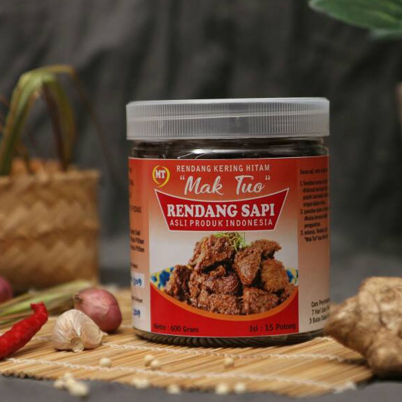 

Free Ongkir Rendang Padang Rendang Mak Tuo Rendang Sapi Kering Hitam Maktuo Otentik Rendang Padang