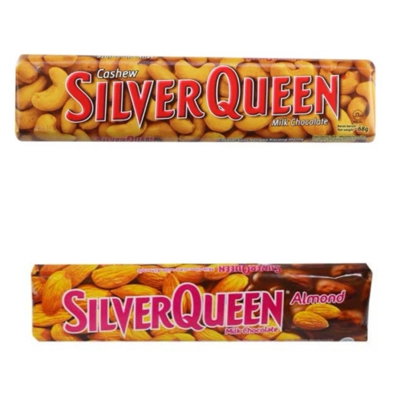 

Maxi Promo EXP 225 READY SILVER QUEEN CASHEW NUT ALMOND 58GR SILVERQUEEN 58 GR