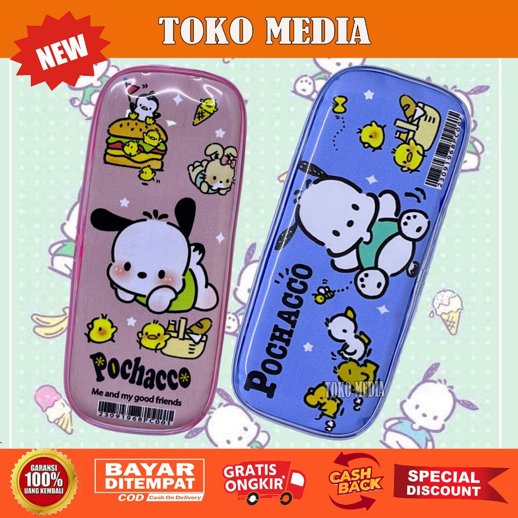

Tempat Pensil Anak Bahan Mika Plastik Pochacco