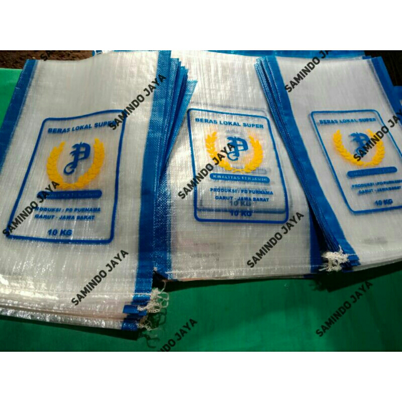 karung beras 10 kg sablon custom