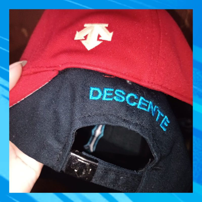 Topi Descente Original - Topi inisial D second brand Thrifting