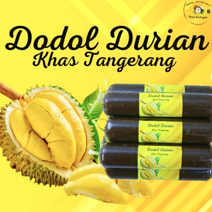 

Pasti Bisaa Dodol Durian Asli 2gr Khas Tangerang Fresh Harum Legit