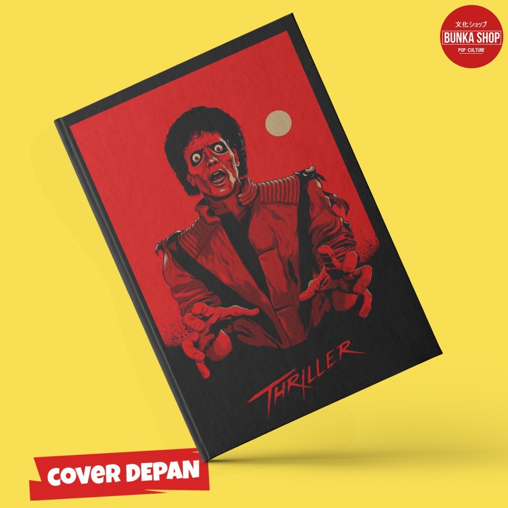 

Pocket Note 80's Michael Jackson Thriller Hardcover A6 Buku Tulis Catatan Notes Agenda Planner Jurnal