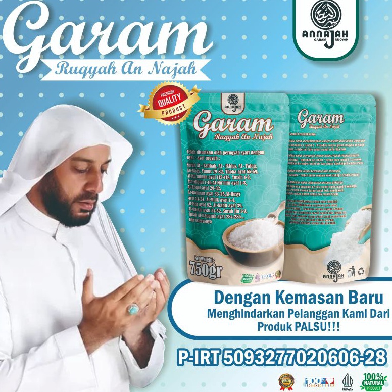 

Maxi Promo GARAM RUQYAH AnNajah Original Penarik RezekiSolusi Usaha Laris Dan MeruqyahMenetralisir RumahToko Tempat usaha Dari Energi Negatif