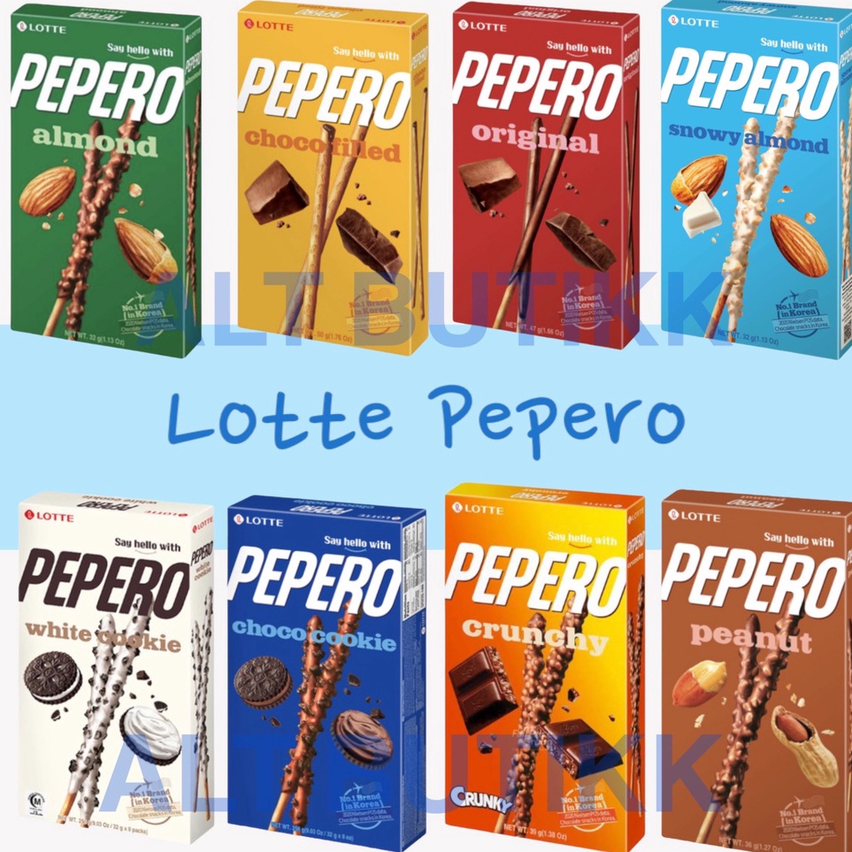

Buruan Dapetin LOTTE PEPERO ALL VARIANT CHOCO WHITE COOKIE ALMOND ORIGINAL PRODUCT OF KOREA