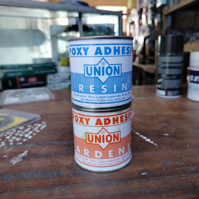 LEM EPOXY UNION 250GR | LEM BESI CAMPUR 2 KOMPONEN