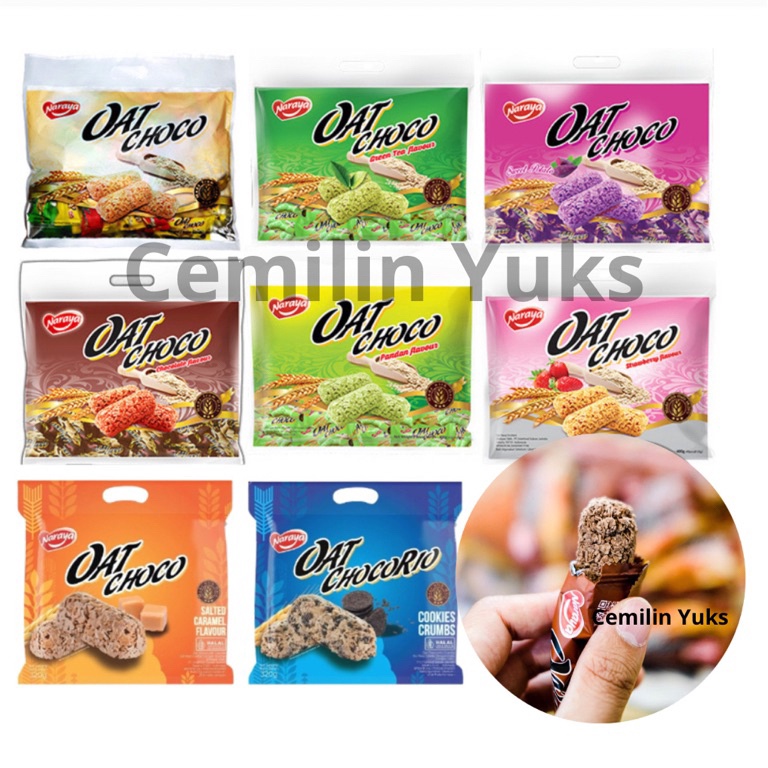 

Kejutan disini Naraya Oat Choco 4g Oat Choco Aneka Rasa Oat Choco Green Tea Flavour Sweet Potato