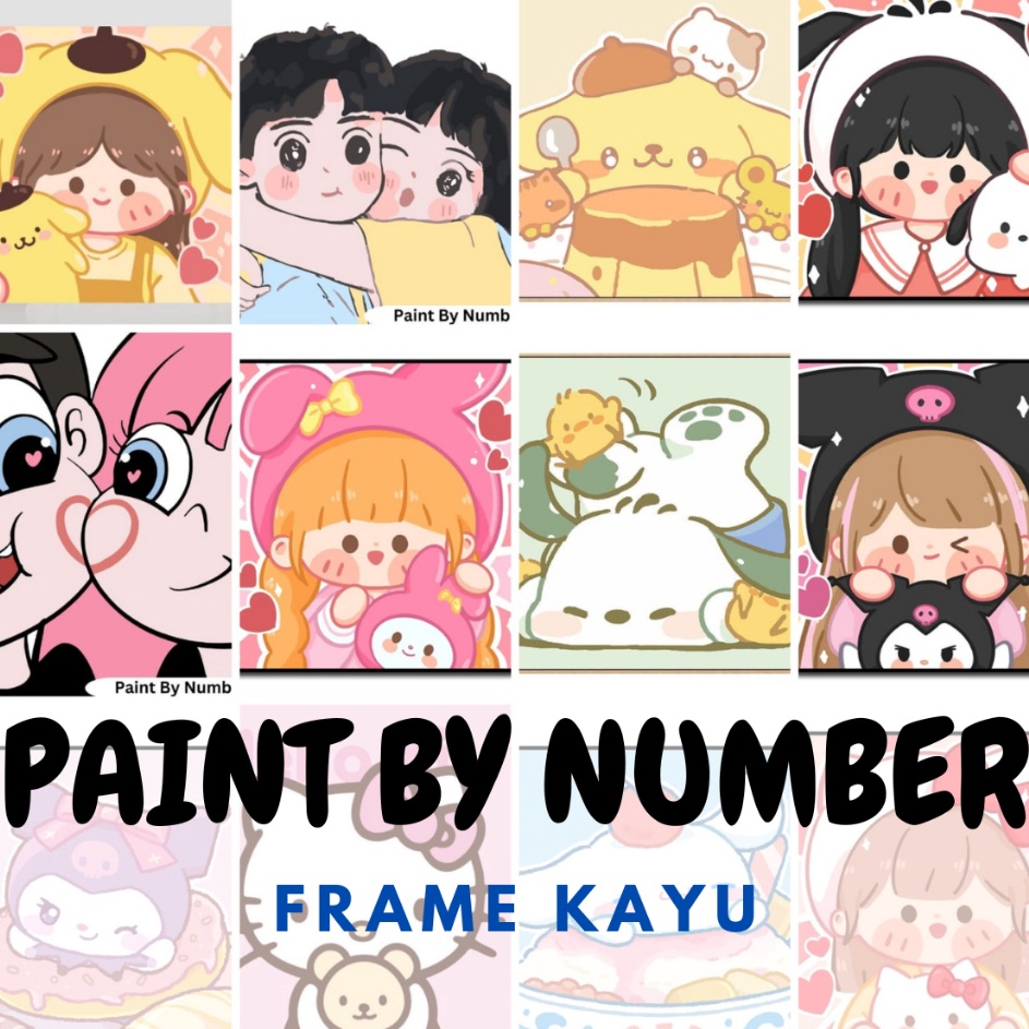 

Buruan Stok Paint By Number Kanvas Lukis Canvas DIY Painting PART 2