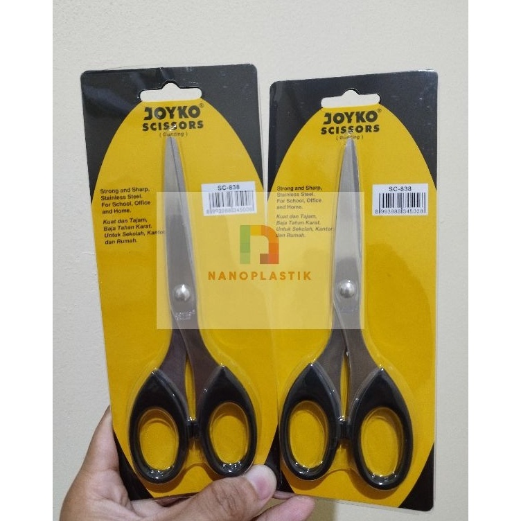 

Diskon Ngetrends GUNTING JOYKO SC 838 SCISSORS STAINLESS STEEL GUNTING KERTAS KERAJINAN SERBAGUNA