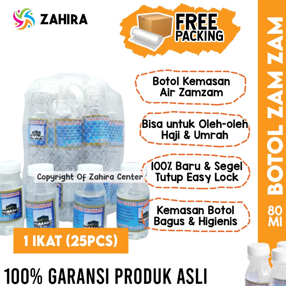 

Promo besar 1 IKAT 25 PCS Botol Kosong Untuk Air Zam zam 8ml Bersih Higienis Untuk Oleh oleh Haji Umroh AraB