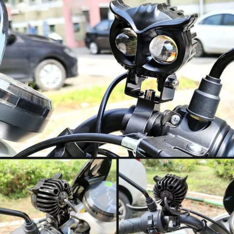 Lampu Tembak LED 2 Mata Lampu Tembak Sorot OWL Led Tipe Laser 2