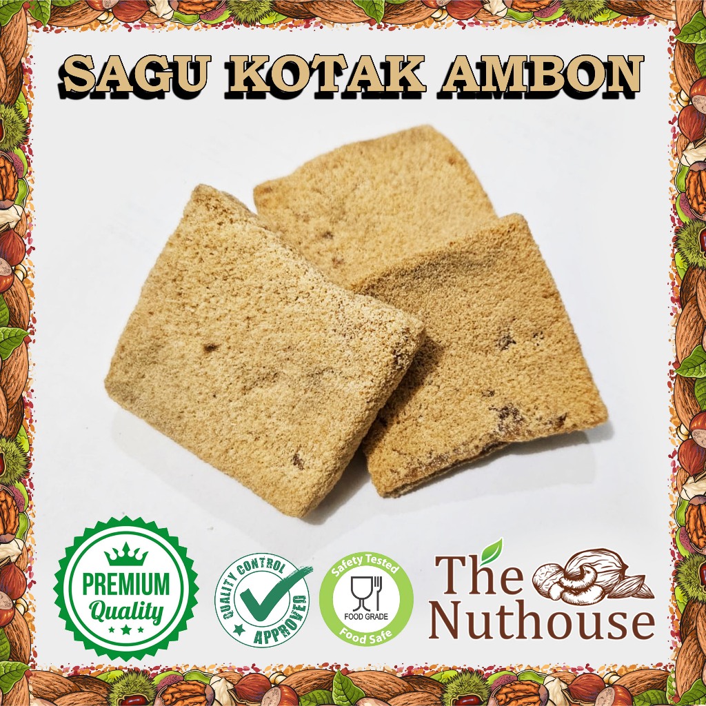 

1kg Sagu Keping Ambon / Rangi Kotak Lempeng