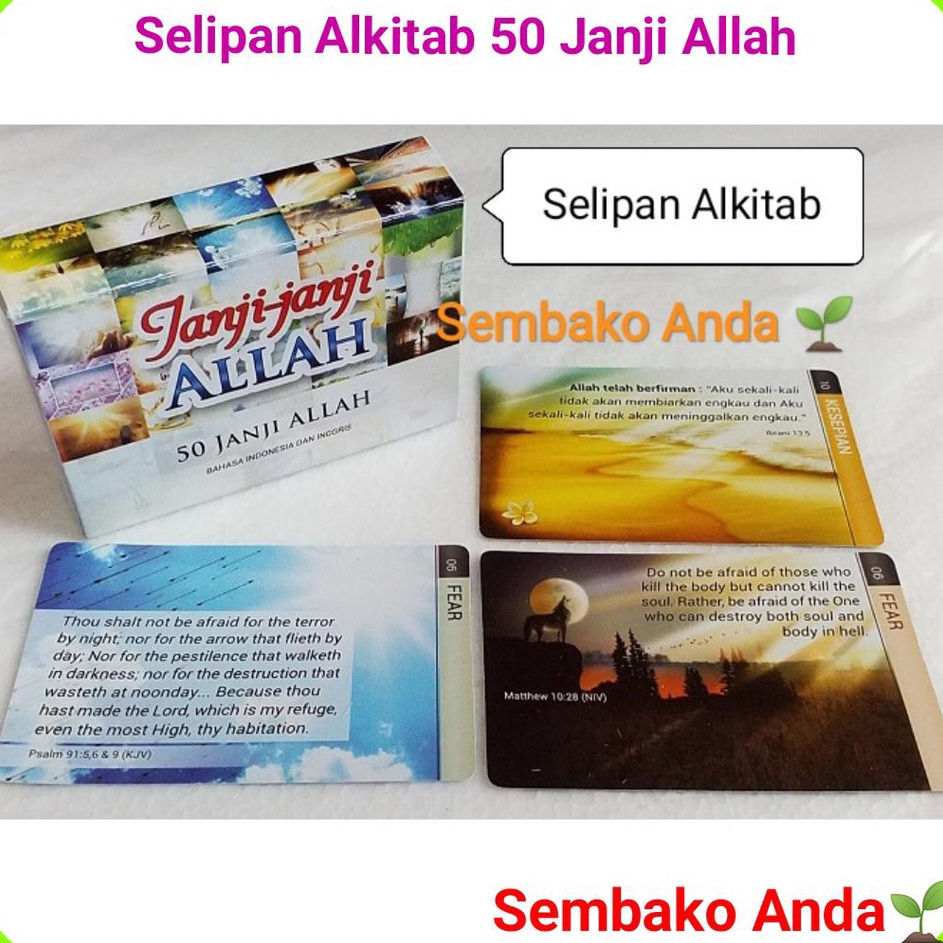 

Hadir Baru A Kartu Ayat Hafalan Alkitab 2 Dua bahasa Inggris Indonesia 5 JanjiJanji Allah Selipan buku ayat Alkitab Bookmarks Pembatas buku