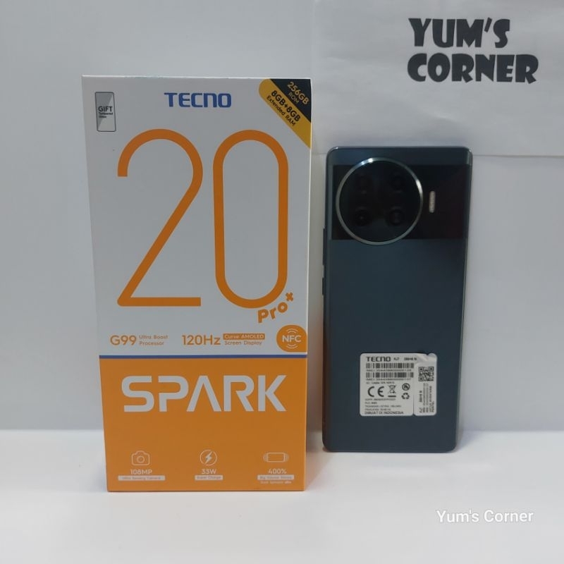 Tecno Spark 20 Pro Plus 8/256 Second Fullset
