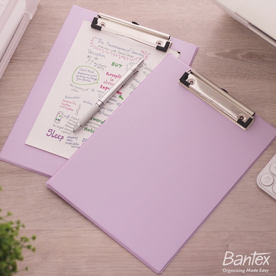 

Update Terbaru Bantex Clipboard Papan Jalan Papan Ujian A5 Light Lilac 426 24