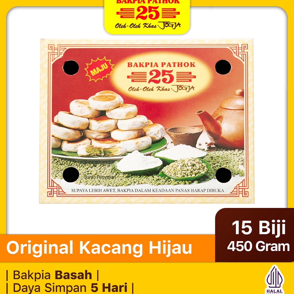 

Spesial Edition Bakpia Pathok 25 Original Kacang Hijau OlehOleh Khas Jogja