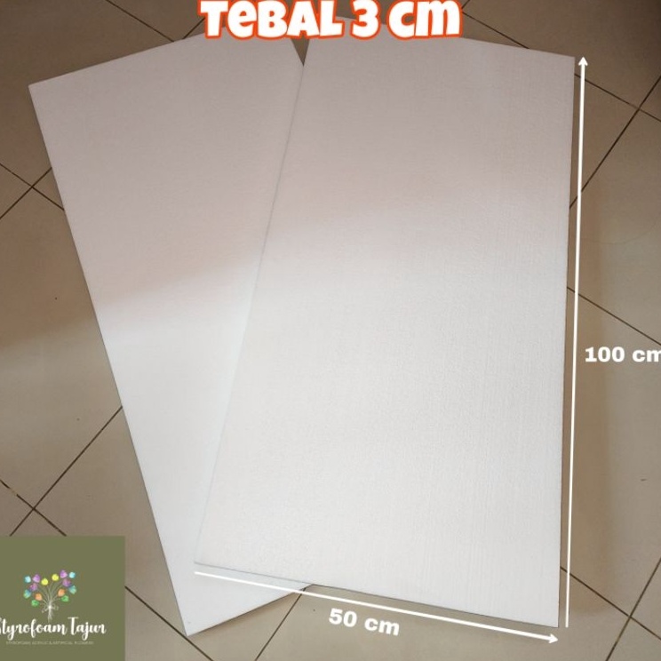 

Best Delivery 1 x 5 tebal 3 cm styrofoam lembaran gabus lembaran