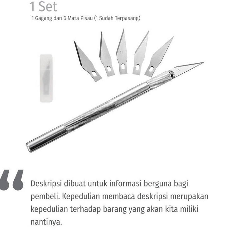 

Model Cantik Pisau Potong Bahan Maket Dioaram MNT1