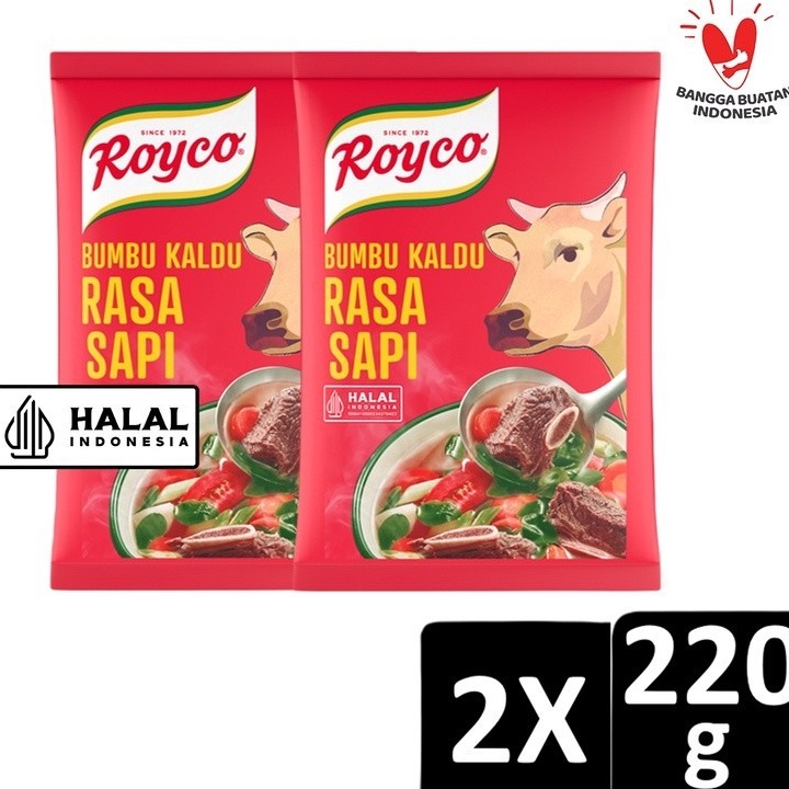 

Harga Promo Royco Bumbu Kaldu Penyedap Rasa Sapi 22 g x2