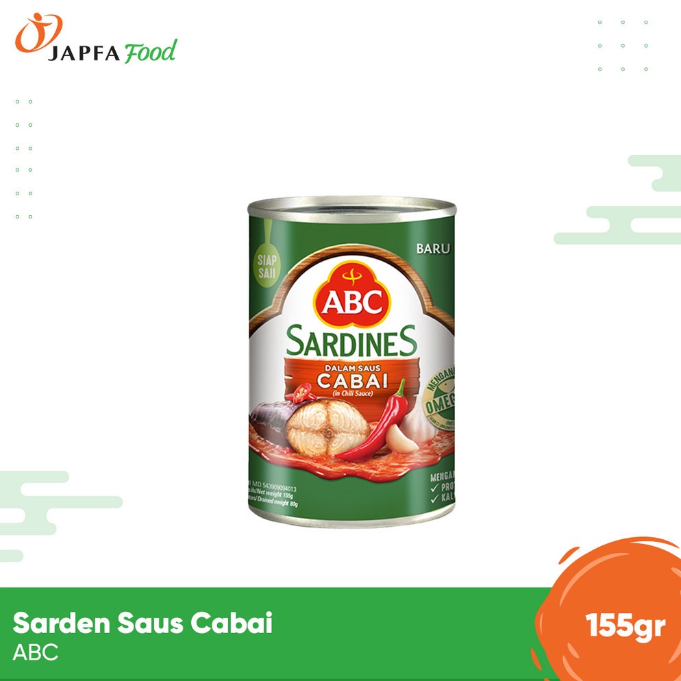 

Baru ABC Sarden Saus Cabai 155gr