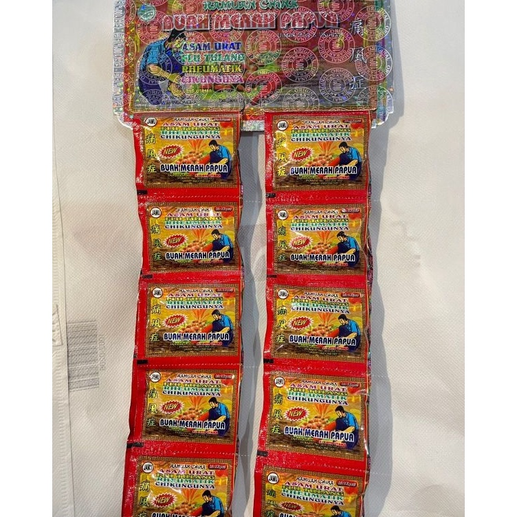 

Mau Buah merah Papua kapsul isi 2 saset