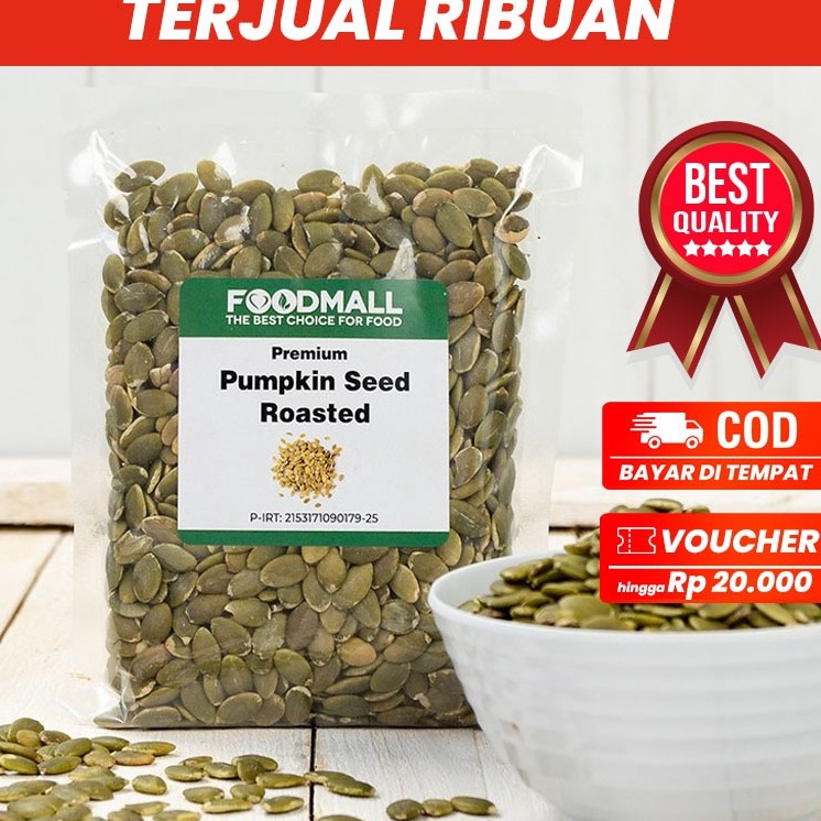 

Harga Khusus Pumpkin Seeds ROASTED 25 gram Biji Labu Panggang