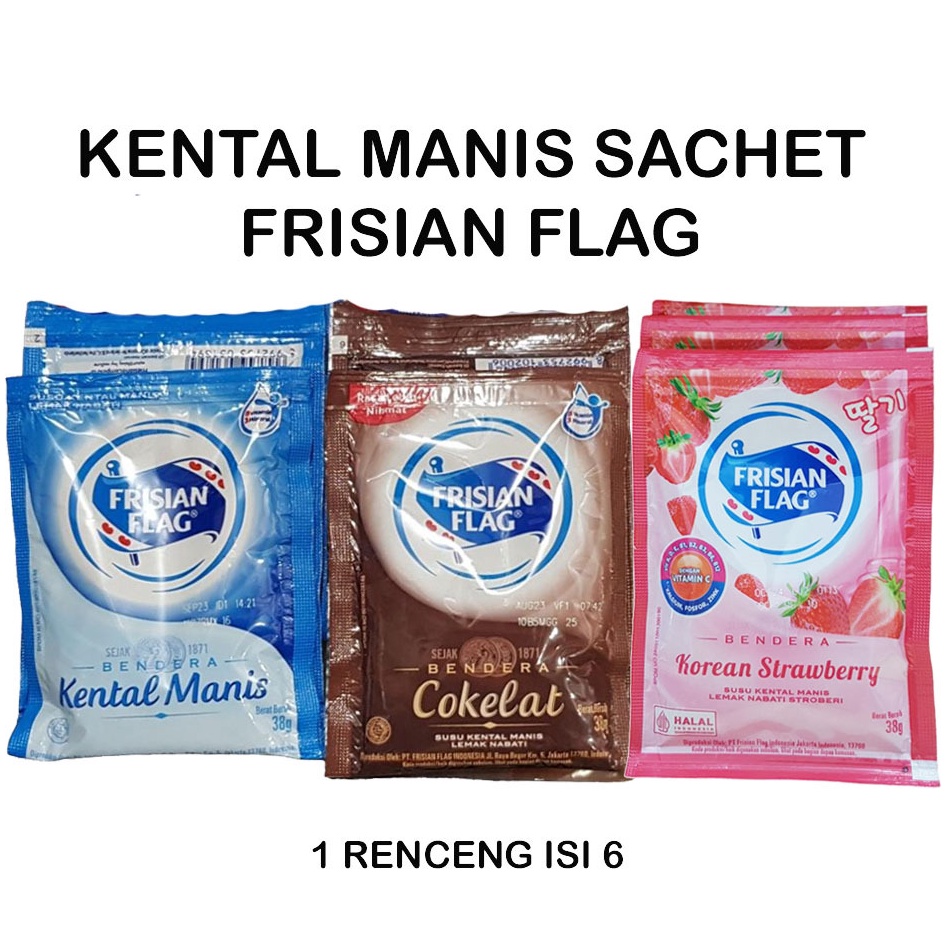 

New Recommended SUSU KENTAL MANIS FRISIAN FLAG BENDERA RENCENG ISI 6 SACHET