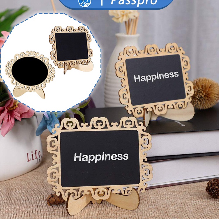 

Big Surprise 1pcs Papan Tulis Kapur Kecil Blackboard Mini Chalkboard Mini Bahan Kayu Papan Kapur Menu Cafe Papan Reserved