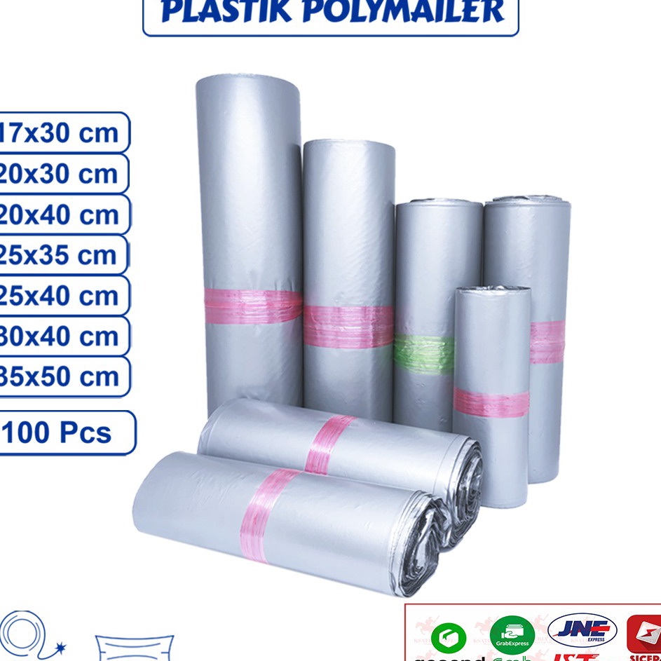 

Update Terkeren PLASTIK POLYMAILER SILVER ROLL Isi 1 Lembar Ksatria Tape AMPLOP PLASTIK PACKING OLSHOP COD