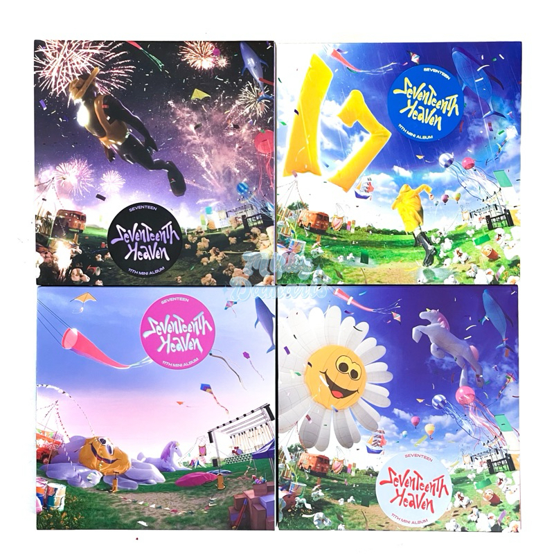 (Ready Stock) Album Only Official Seventeen • Heaven Album heaven PM 10:23 Ver PM 2:14 Ver AM 5:26 V