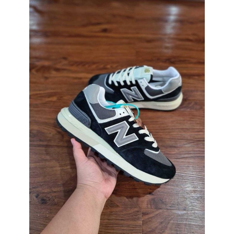 Sepatu NB NEW BALANCE 574 LEGACY BLACK GREY 1:1