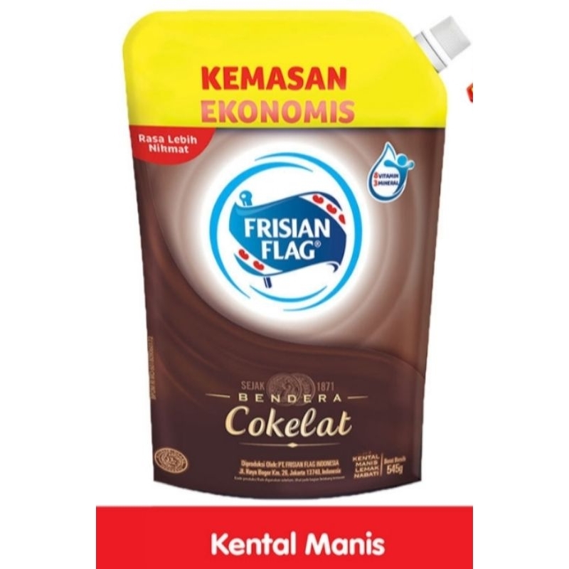 

Frisian Flag Kental Manis Cokelat Pouch 545gr Frisian Flag Bendera Kental Manis Coklat Pouch 545gr