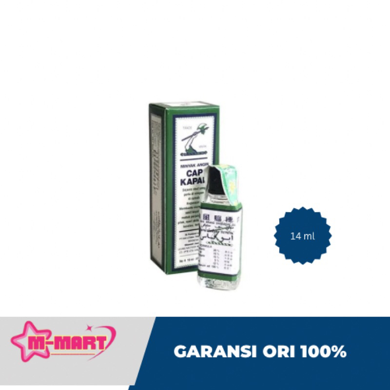 Minyak angin cap kapak 14ml botol kaca ori dan murah