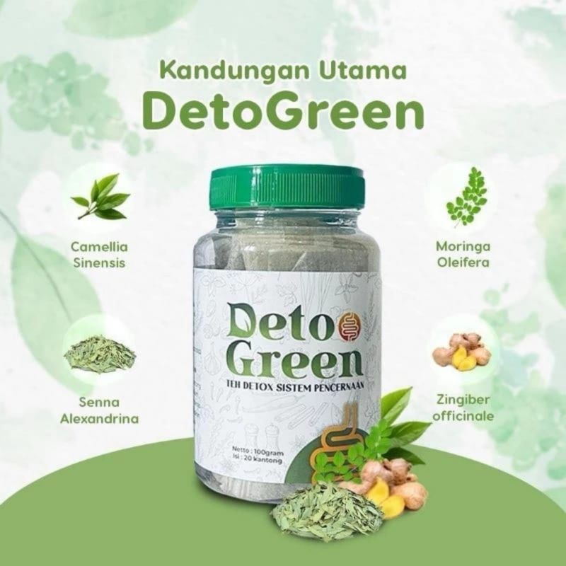 

Detogreen teh herbal solusi usus kotor