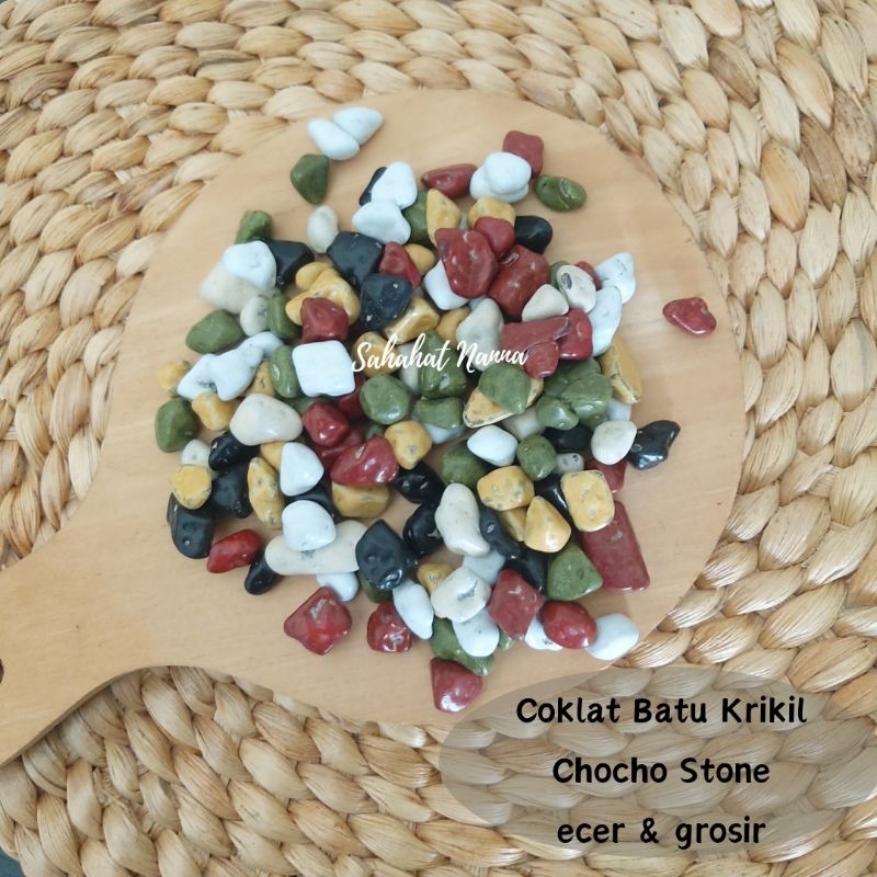 

Coklat Batu Kerikil Chocho Stone 100gr Coklat Krikil Oleh Oleh Umroh Haji