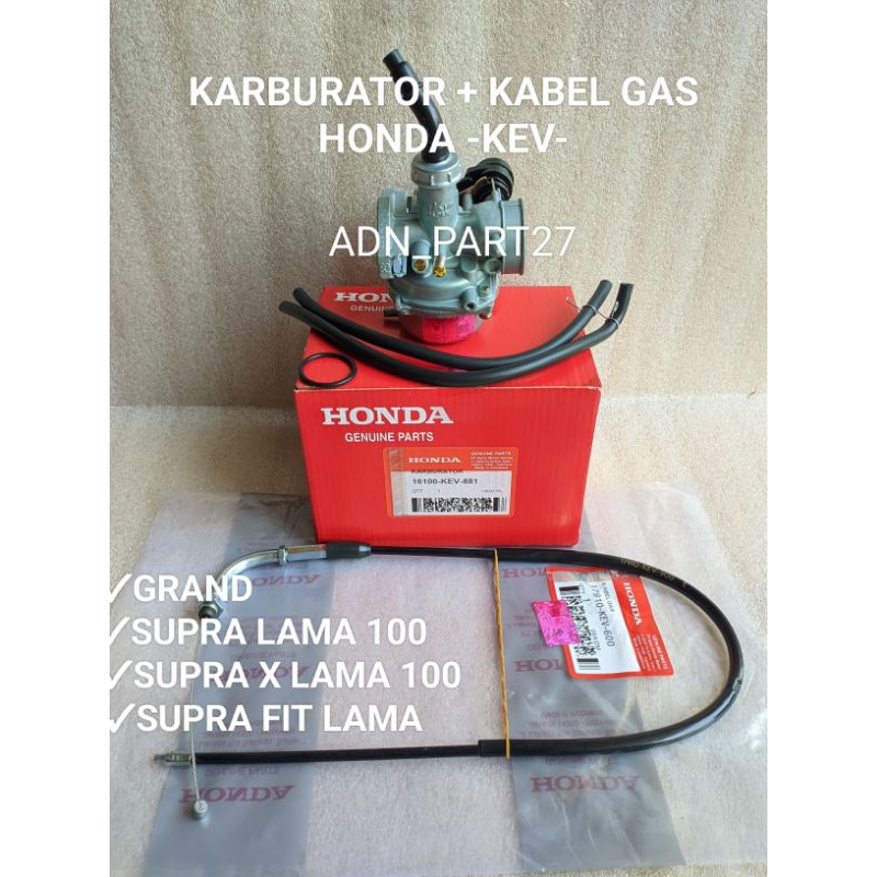 karburator + kabel gas (KEV) grand/Supra lama 100/Supra x lama 100/Supra fit lama