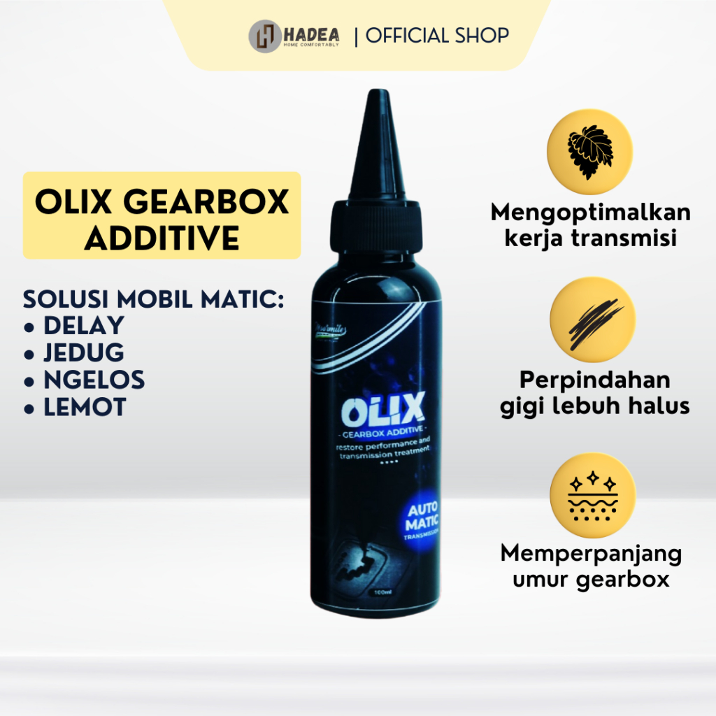 Senter_Ajaib Olix Gearbox Additive Solusi Mobil Matic Delay Jedug Ngelos Lemot I Khusus Perawatan