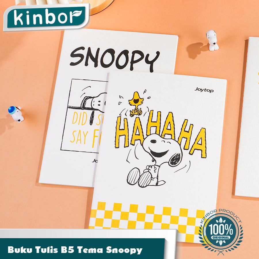 

Buku tulis B5 Snoopy/ Notebook bergaris kuliah daily / Buku Catatan Sekolah