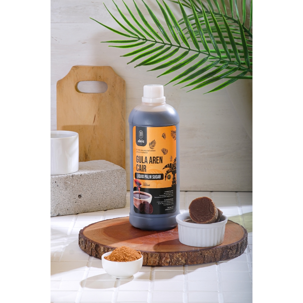 

ALWA Gula Aren Cair 1 Liter 100% Premium Quality, Organik, Syrup Palm Sugar