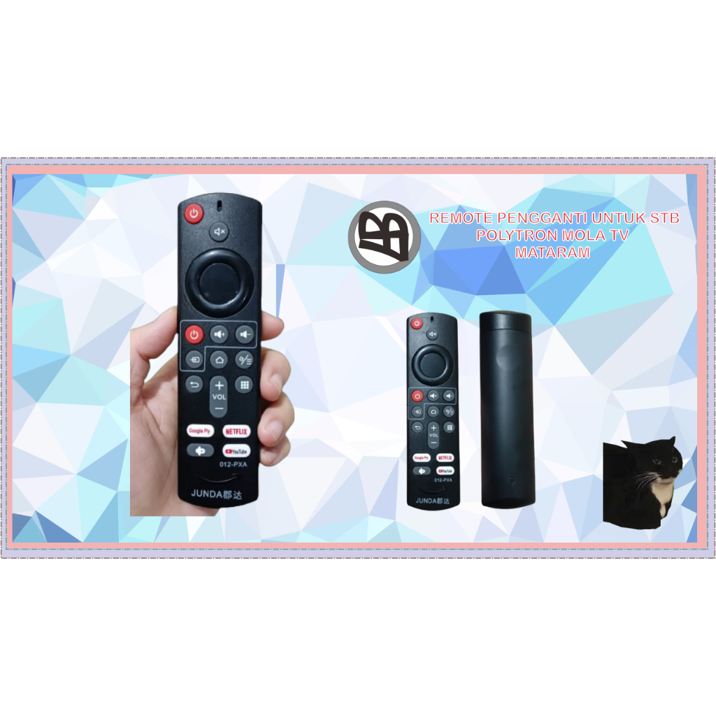 REMOTE PENGGANTI UNTUK STB POLYTRON MOLA TV MATARAM